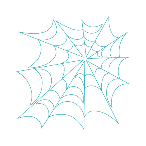 Continuous Spider Web Square DIGITAL