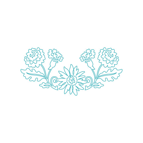 Floral Quilting Motif 3 DIGITAL