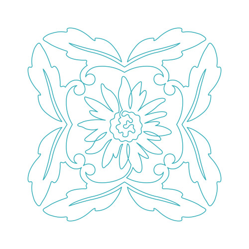 Aster Quilting Block 1 DIGITAL Aster Quilting Block 1 DIGITAL