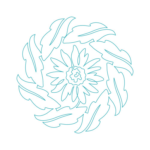 Aster Quilting Block 2 DIGITAL