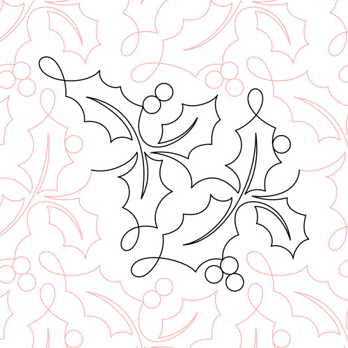 Ribbon Holly PANTOprint