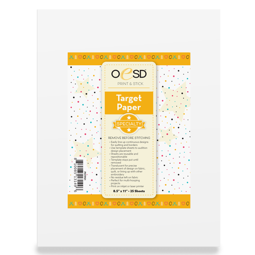 Print & Stick Target Paper