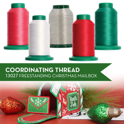 Freestanding Christmas Mailbox 13027 - Coordinating Thread