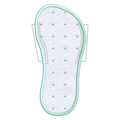 Small Right Slipper Sole