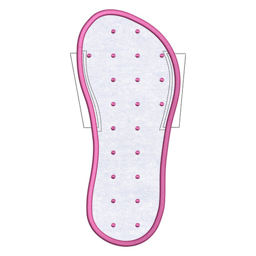 Medium Right Slipper Sole