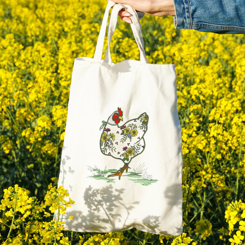 Flowery Farmyard by Caverly Smith