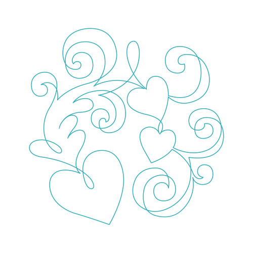 Heart Swirls 2 DIGITAL