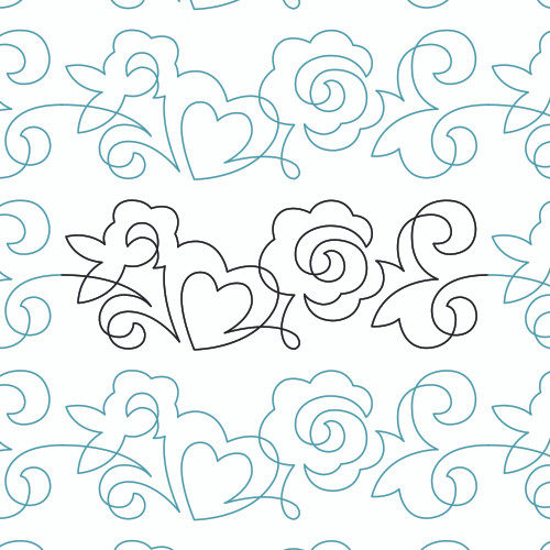 Love Quilting Border DIGITAL