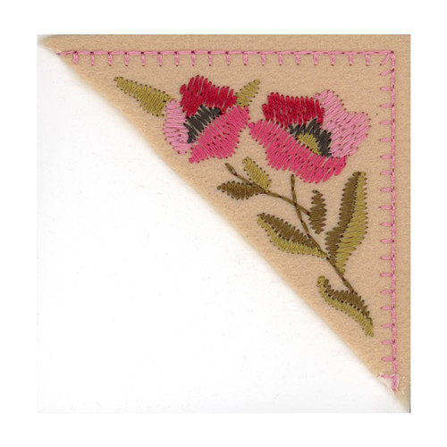 Floral Corner Bookmark 1