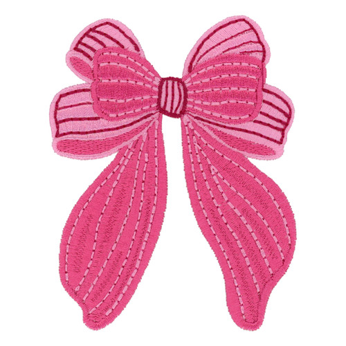 Dark Pink Bow 2