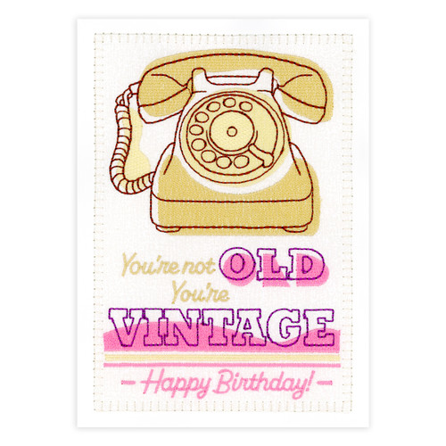 You're Vintage Birthday Card
