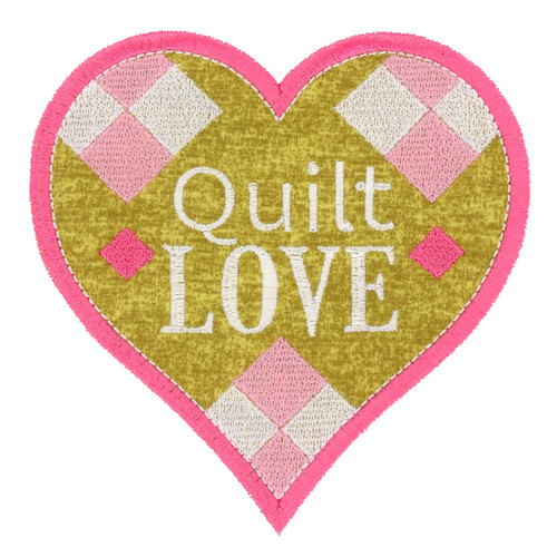Large Heart Quilt LOVE Patch