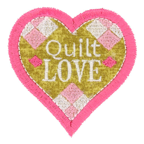 Small Heart Quilt LOVE Patch