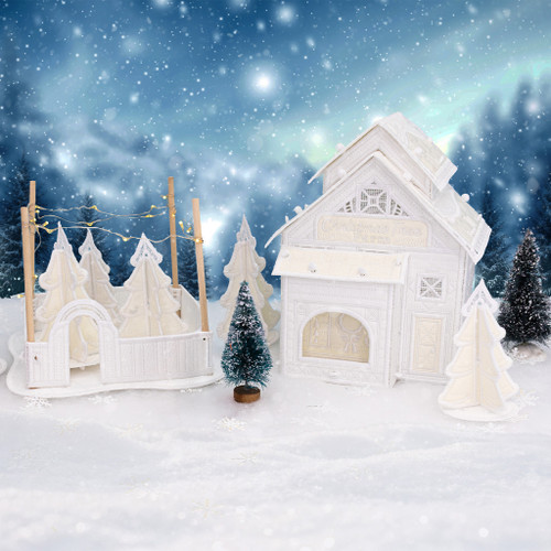 Winter Village - Freestanding Christmas Tree Farm