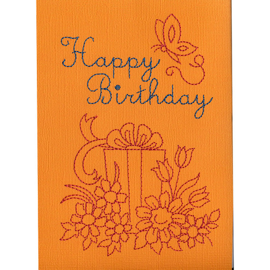 Birthday Streamers Embroidery Design