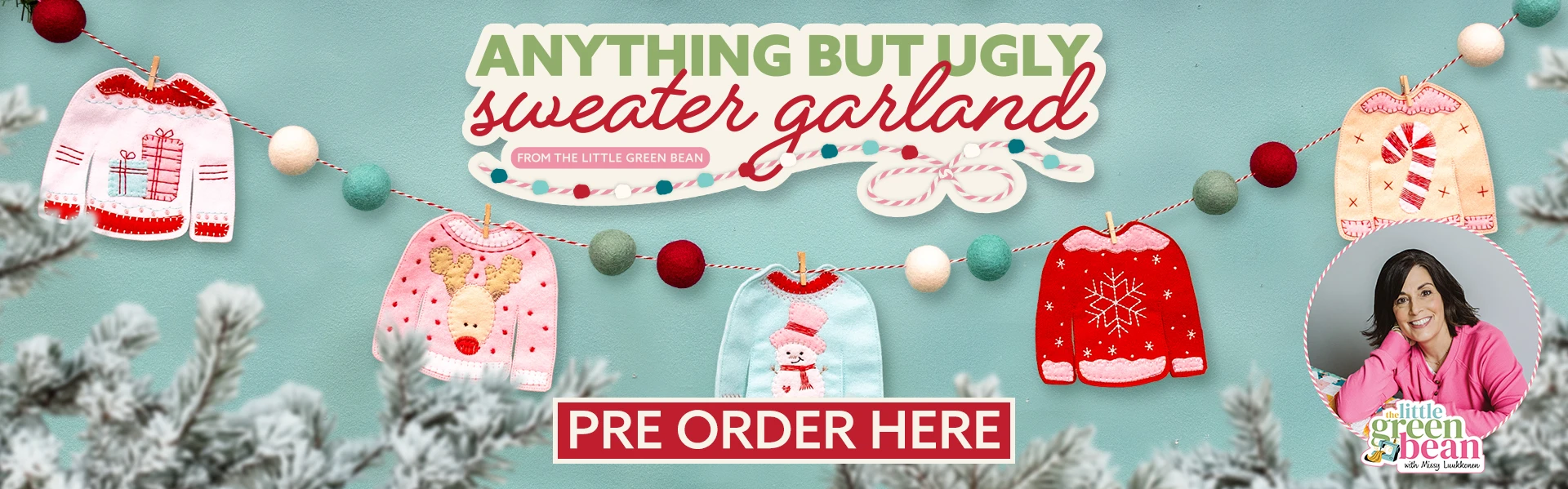 Anything But Ugly Christmas Sweater Garland