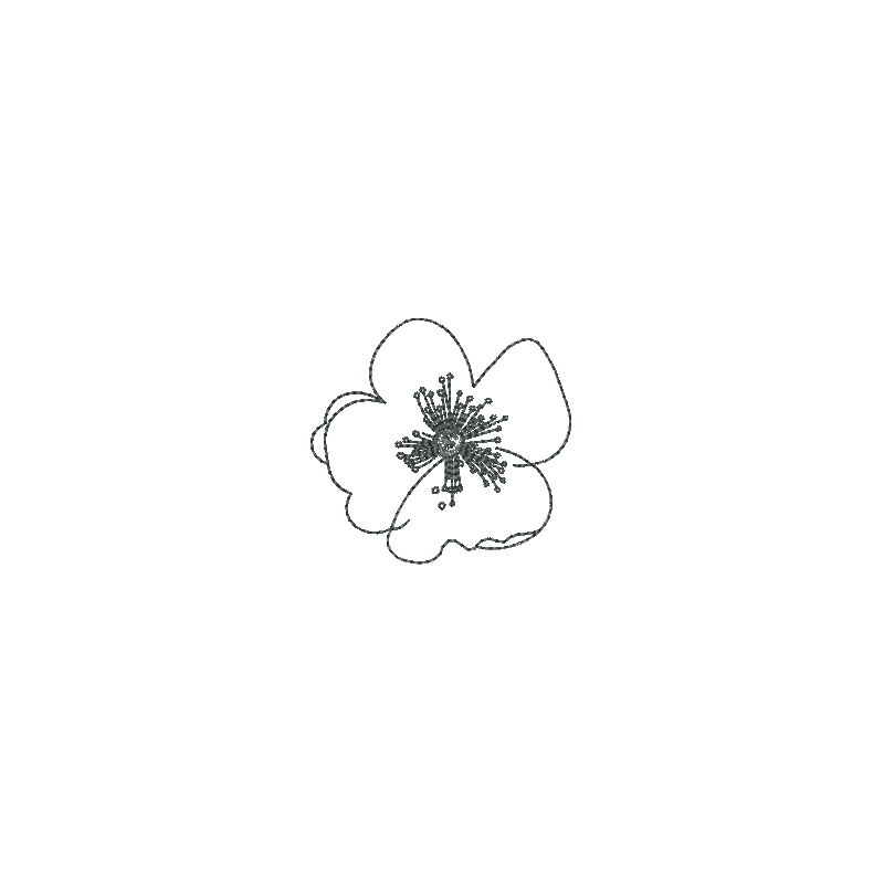 Small Linework Flower 1
