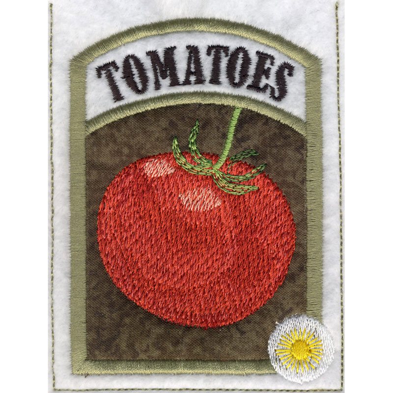 Tomato Seeds Applique
