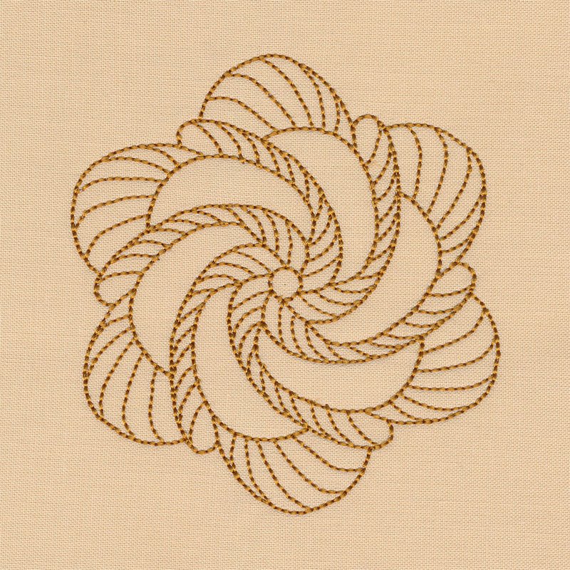Linework Swirl Flower