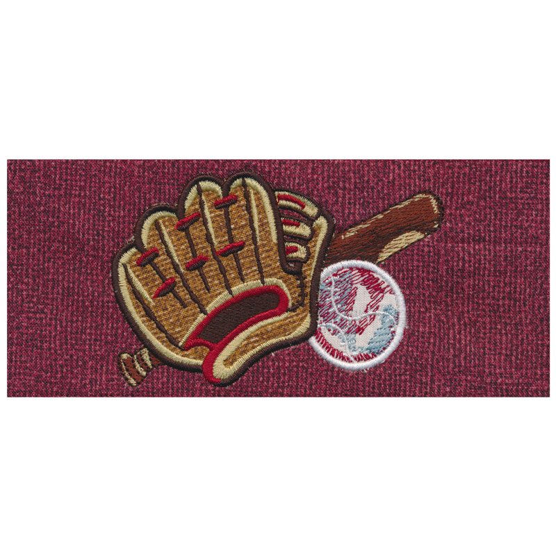 Glove & Baseball Applique