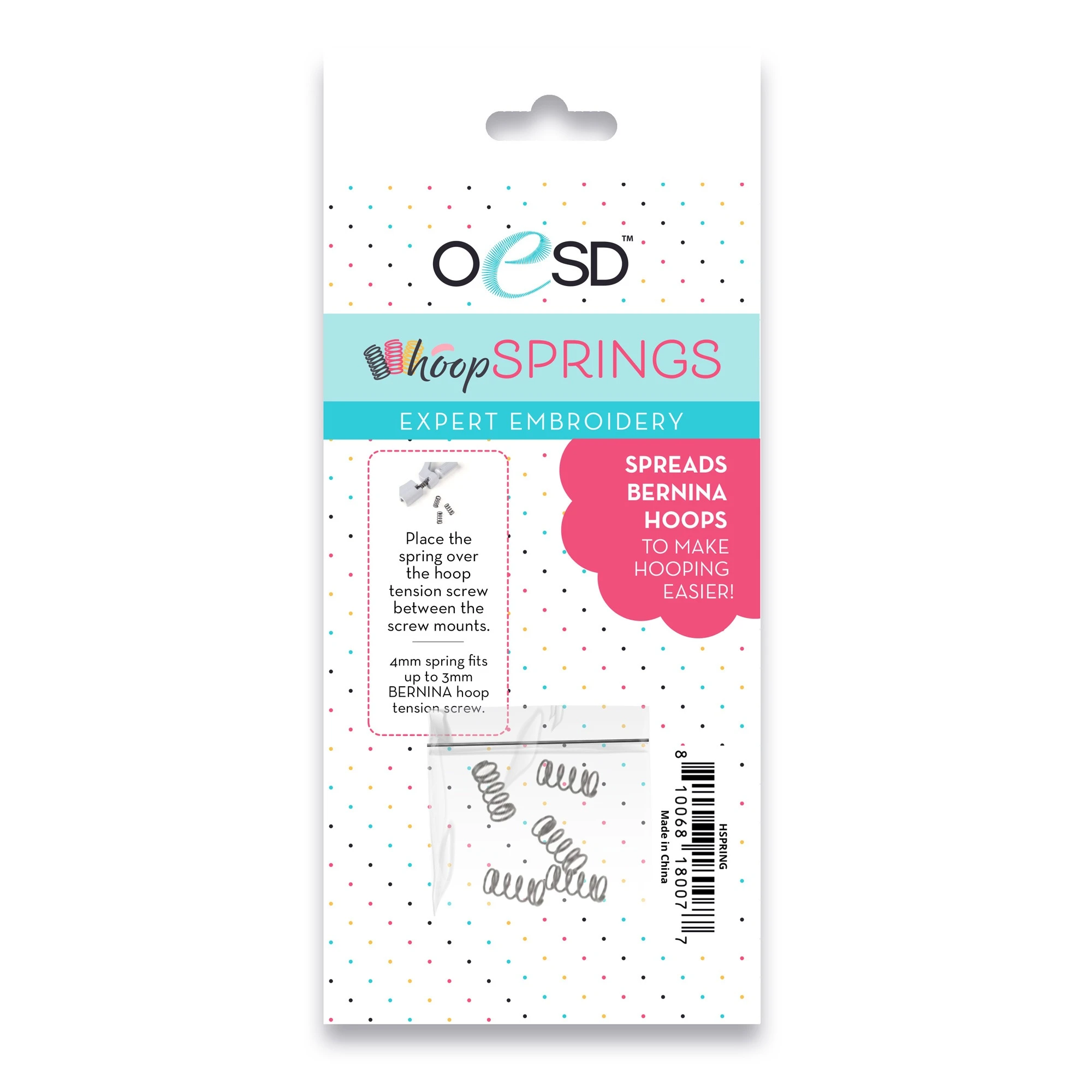 Nylon Hoop Spring Hoop Springs 5/pk