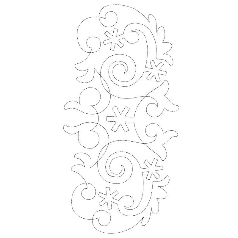 Snowflake Quilting Motif