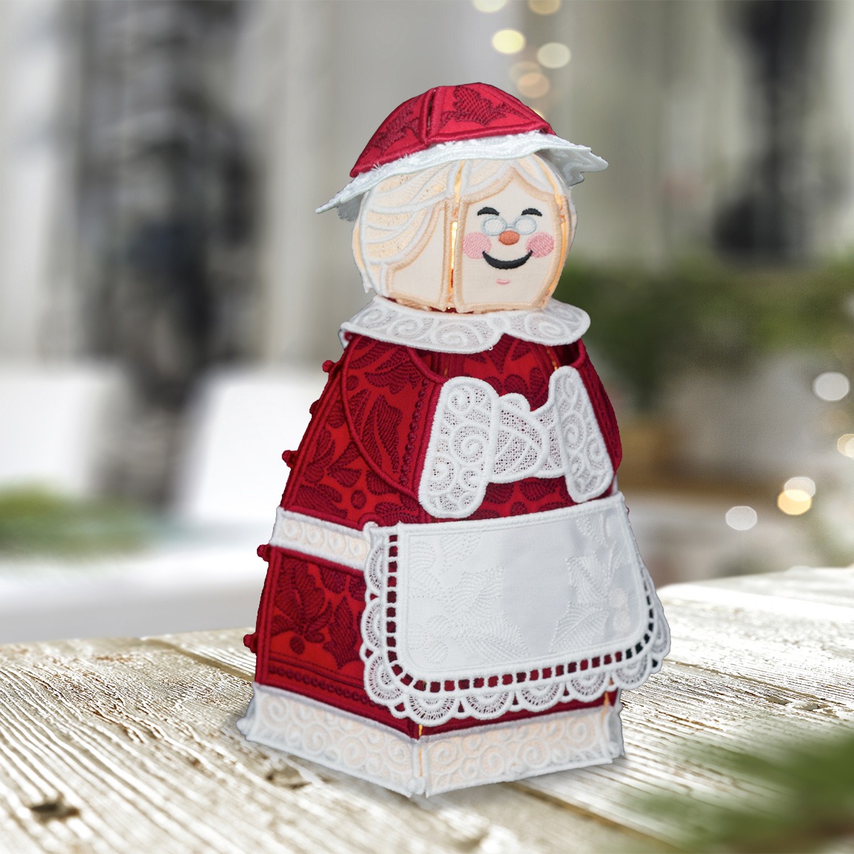 Freestanding Mrs. Claus