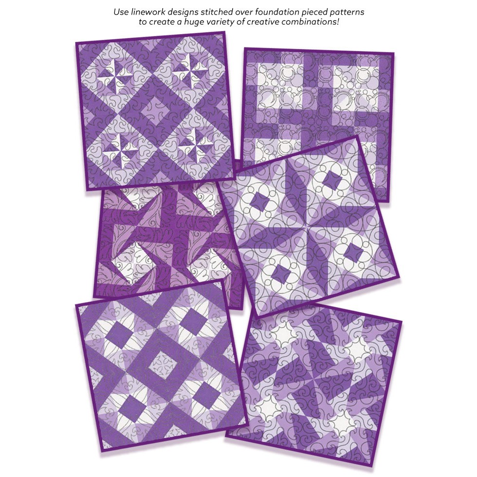 Pieced to Perfection: Purple Stars
