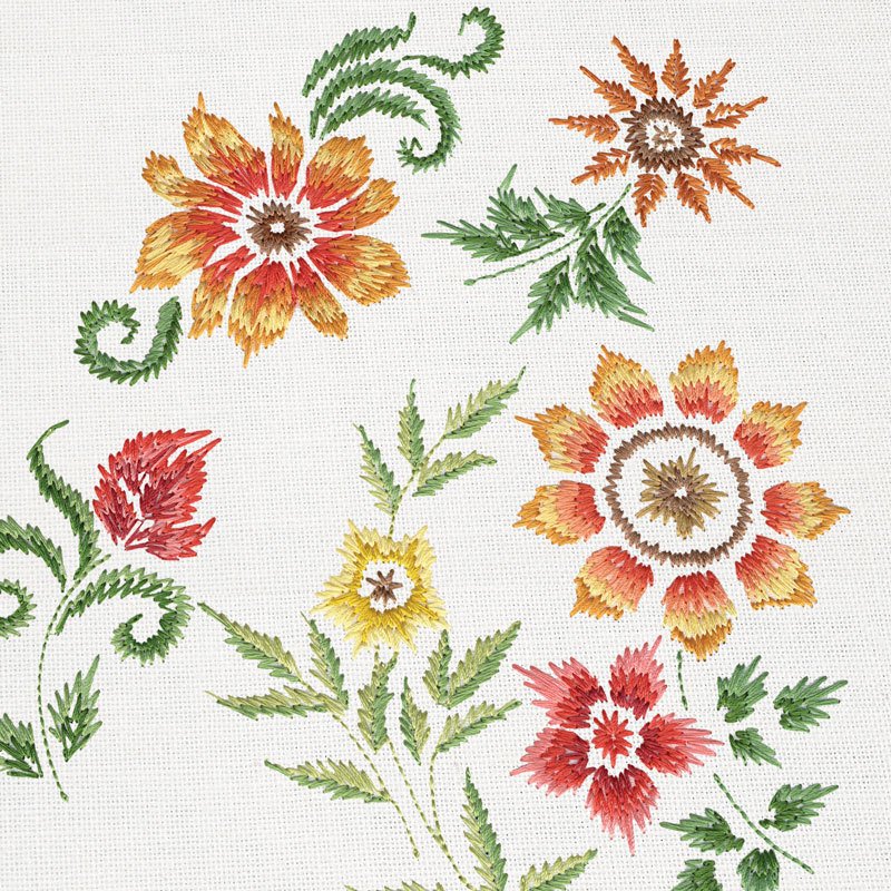 20 Floral Embroidery Patterns