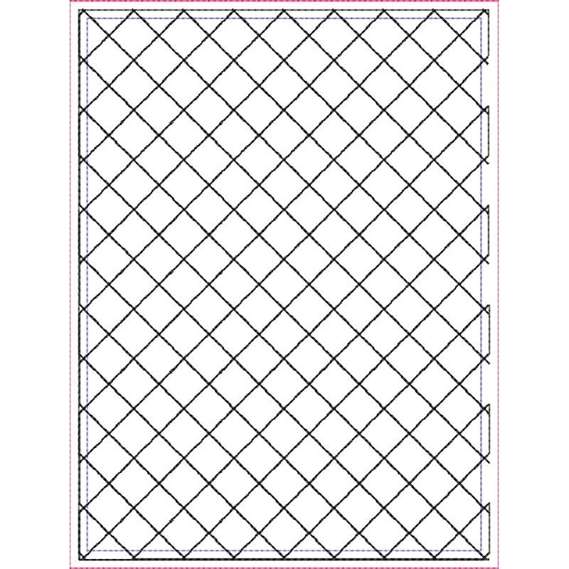 Diamonds Rectangle 5