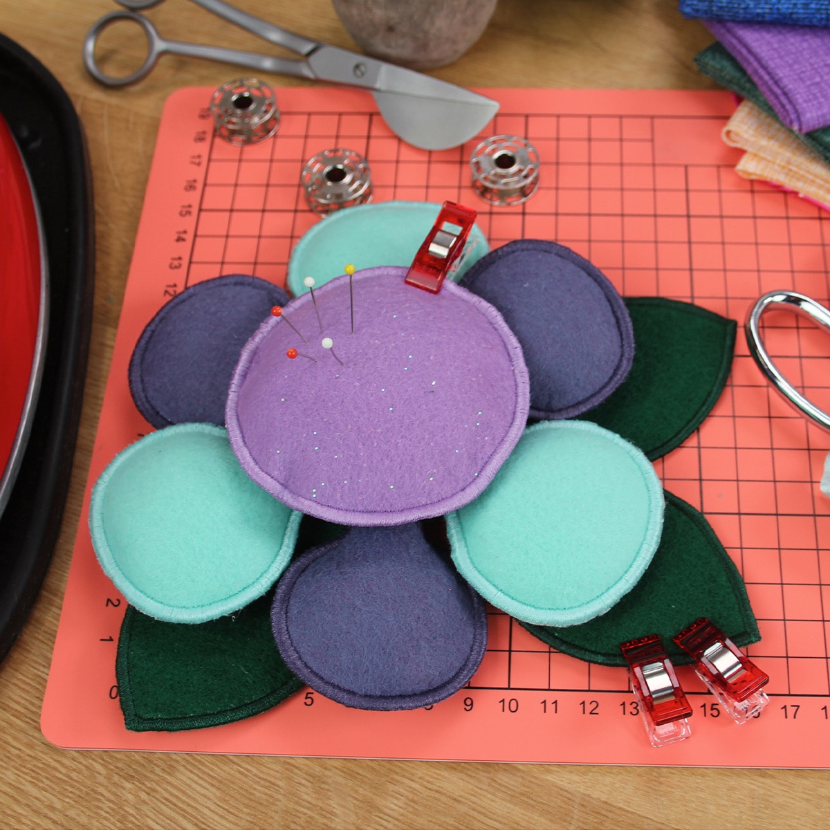 Floral Blooming Pin Cushions