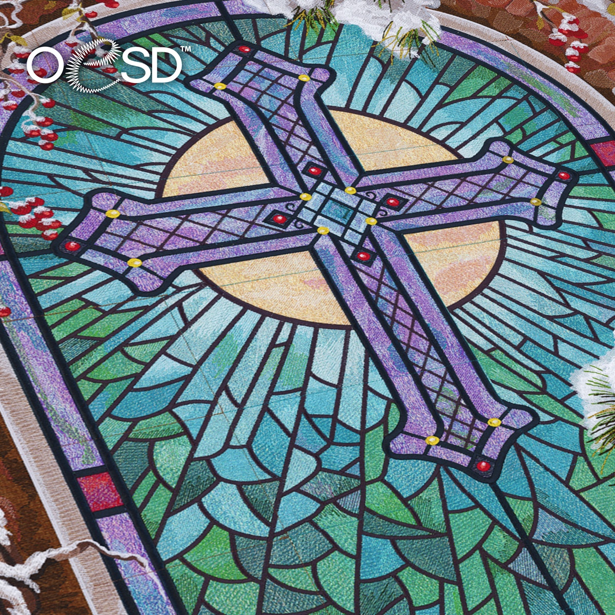 Christmas Church Window by Dona Gelsinger