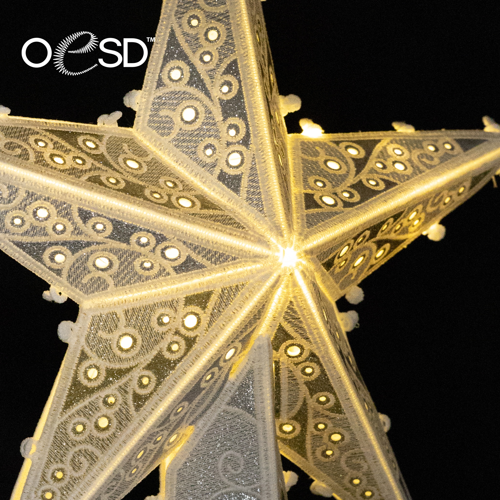 star treeです Amazon.com: Brizled Gold Christmas Tree Topper, 8” 3D
