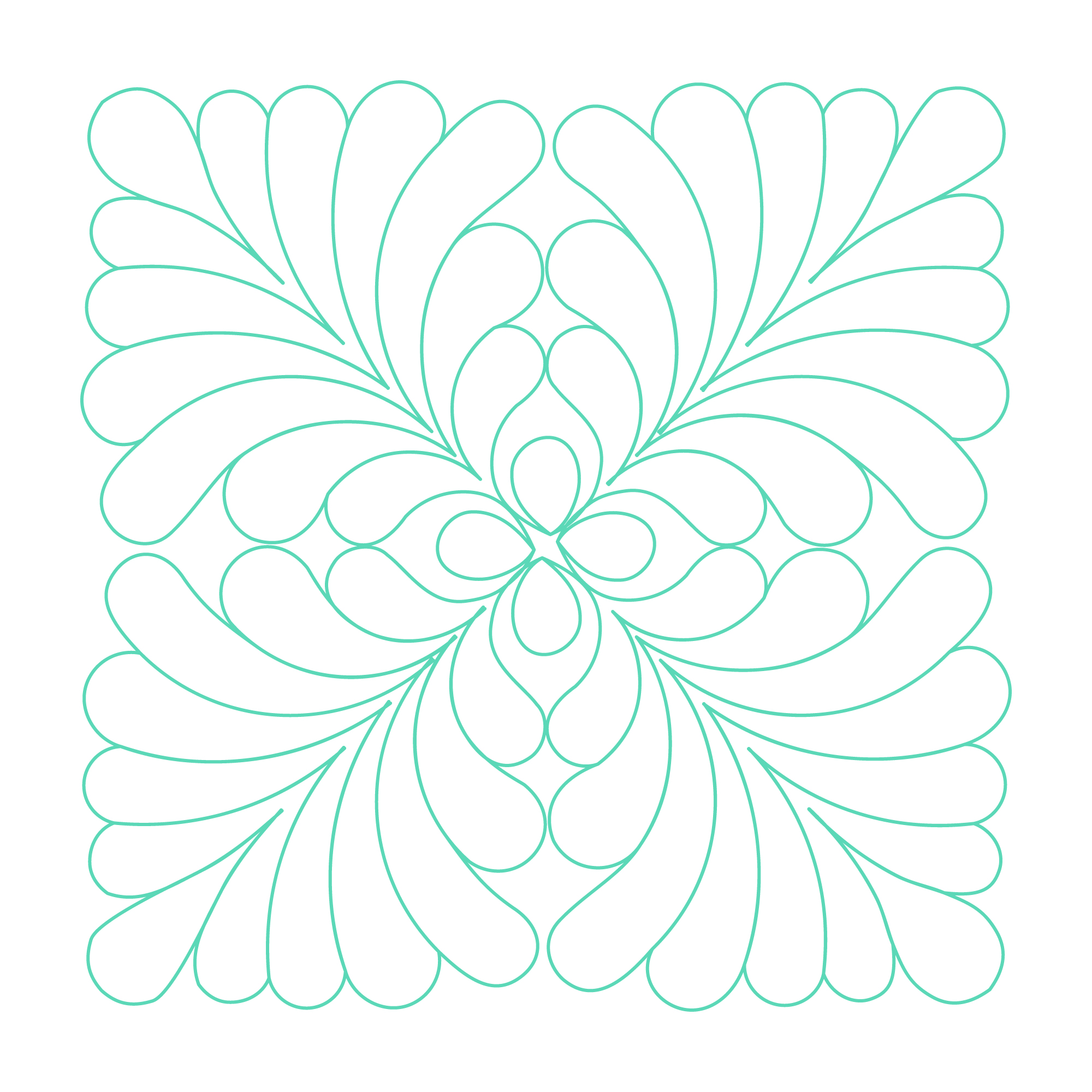 Feathered Star Block