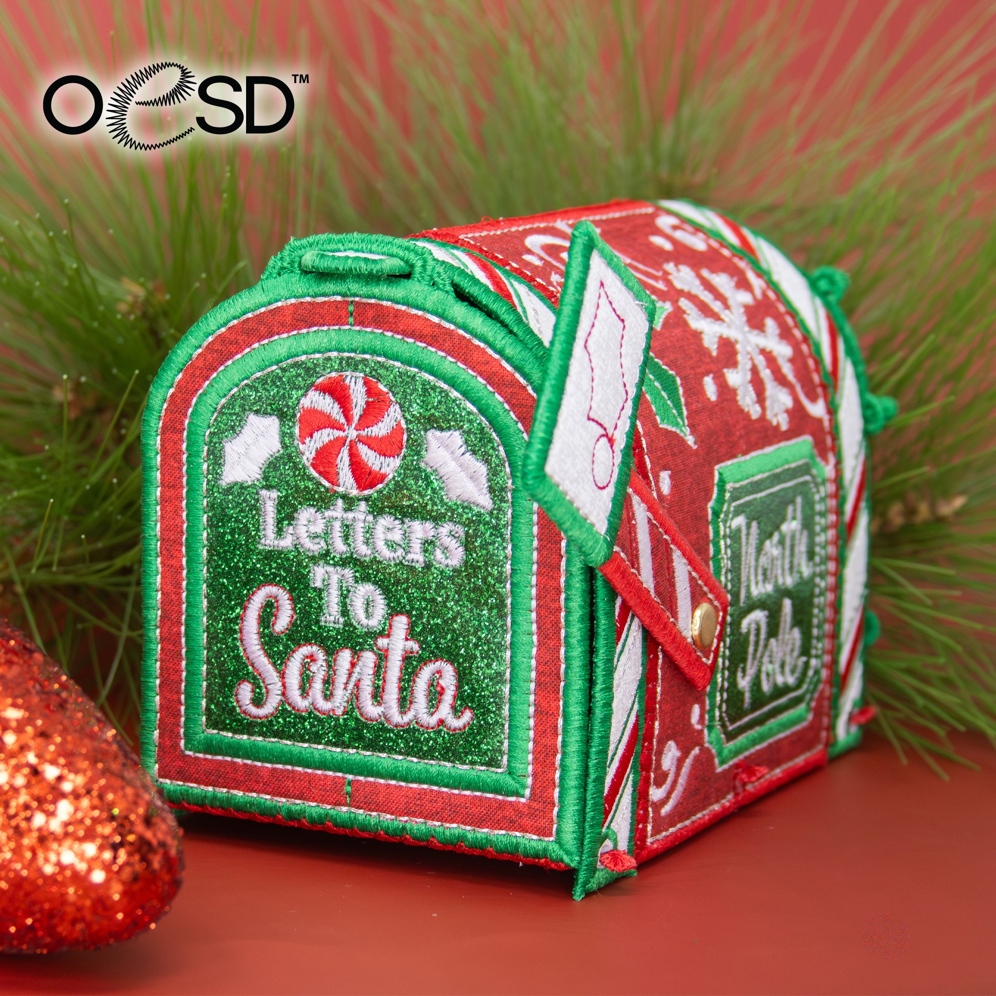 Freestanding Christmas Mailbox