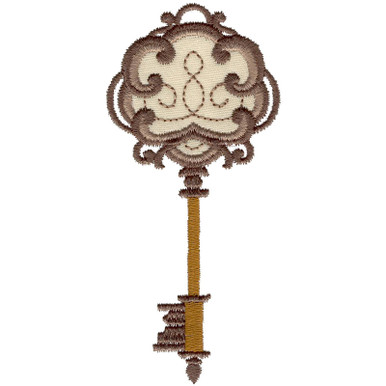 Antique Keys Embroidery Design