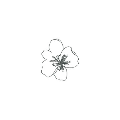 Small Linework Flower 3