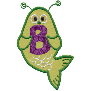 Monster Monogram Applique B
