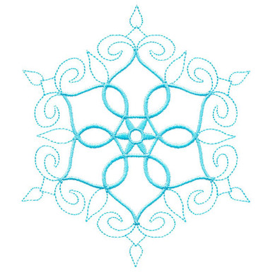 Snowflake Linework Snowflake Linework 4