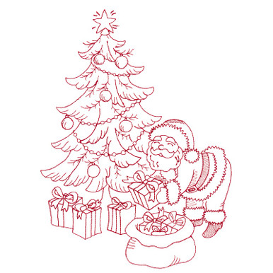 Jumbo Santa & Tree