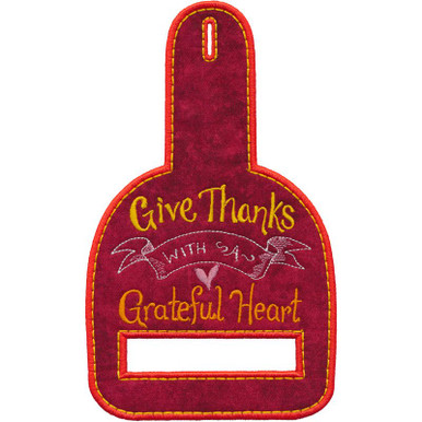 Give Thanks with a Grateful Heart Hanger FSA Give Thanks with a Grateful Heart Hanger FSA