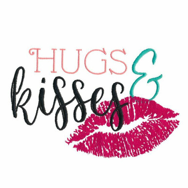 hugs and kisses clipart