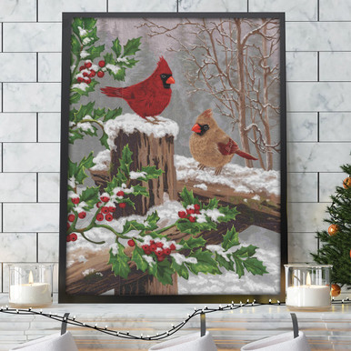 Winter Visitors by Dona Gelsinger