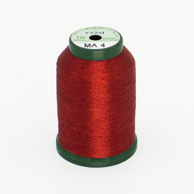 Four Star Thread KingStar Metallic Embroidery Thread - Red (MA4)