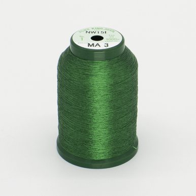 Four Star Thread KingStar Metallic Embroidery Thread - Green (MA3)
