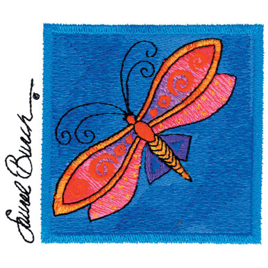 Square Dragonfly Pattern Dragonfly Square