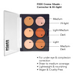 KETT Fixx Creme Makeup Corrector & Hi-Light Palette