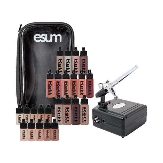 Kett Mini Jett Starter Kit with airbrush and hydro makeup