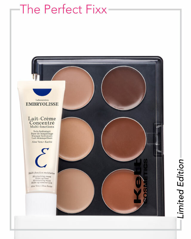 fixx creme palette and lotion