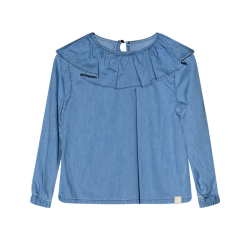 Billie Denim Blouse Kids, jeansblus